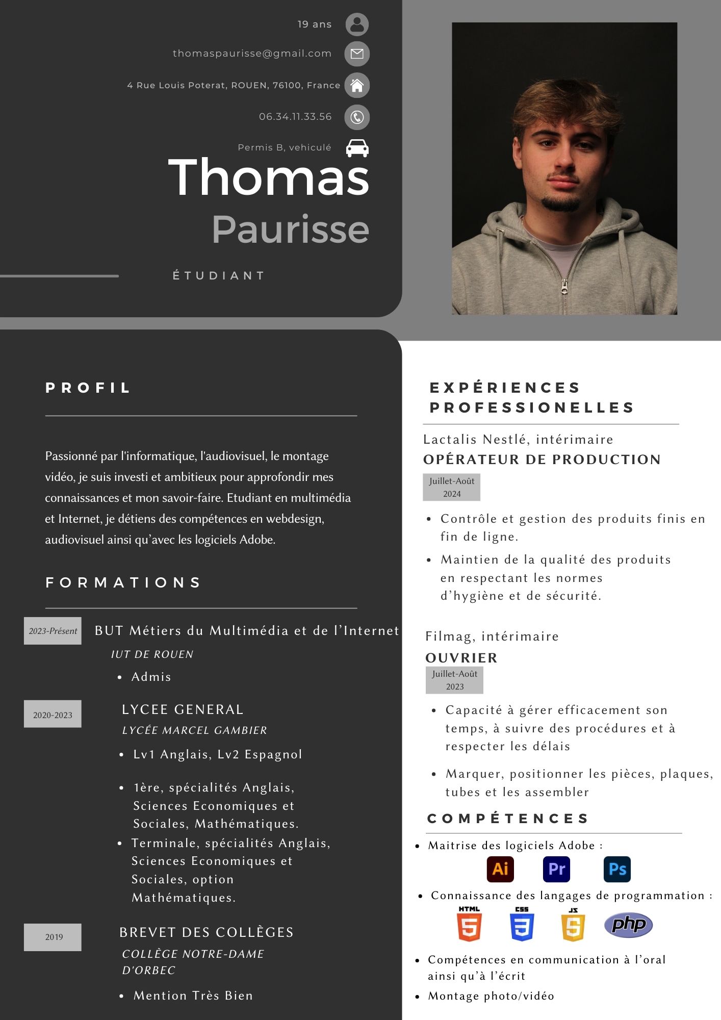 Mon CV